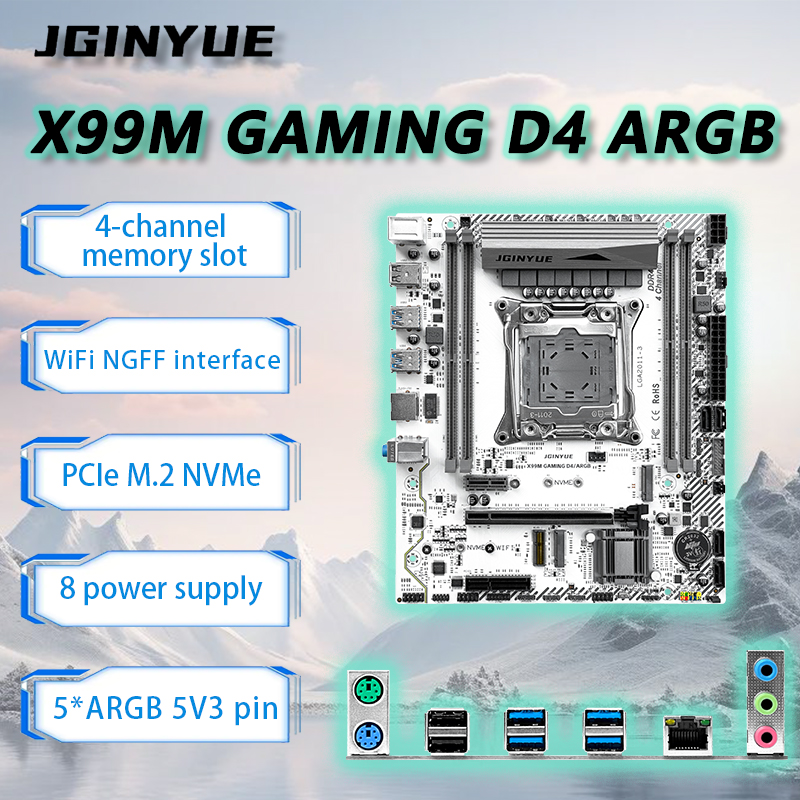 JGINYUE X99 Motherboard LGA201 - 128Gb Ddr4 Ecc Lrdimm 3200Mhz recension och pris