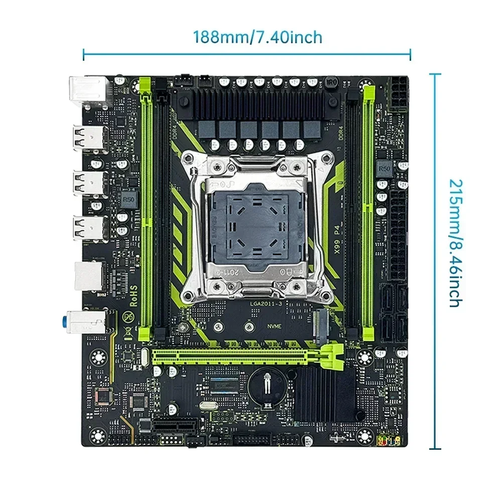 SOYO X99 Motherboard Set With  - 128Gb Ddr4 Ecc Lrdimm 3200Mhz recension och pris